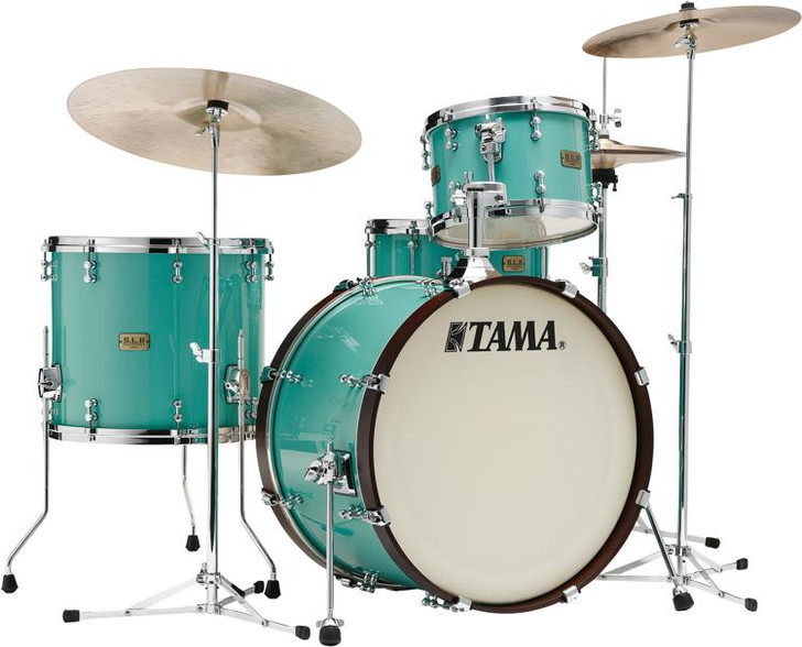 Tama S.L.P. Fat Spruce 3-Piece Shell Pack - 22" Bass Drum - Turquoise