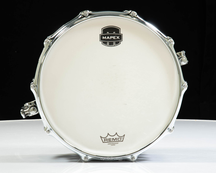 Mapex Saturn Evolution 14x6 Birch/Walnut Snare - Iridium Silver
