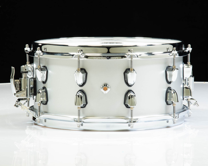 Mapex Saturn Evolution 14x6 Birch/Walnut Snare - Iridium Silver