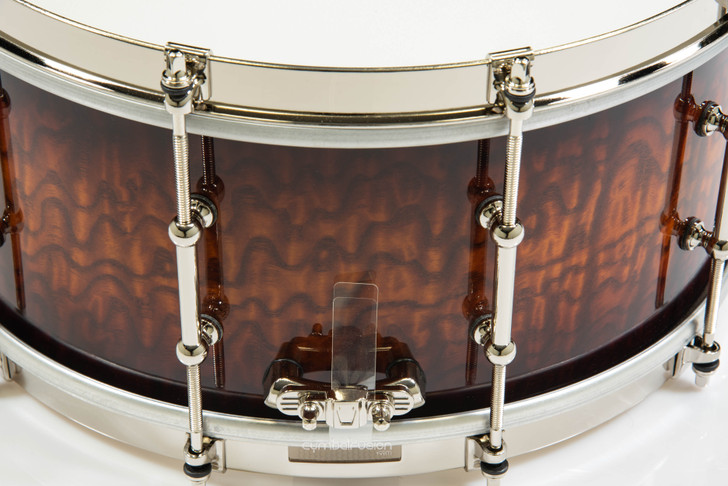 Ludwig Aged Exotic Tamo Ash 6.5x14 Snare Drum - Cherry Caramel