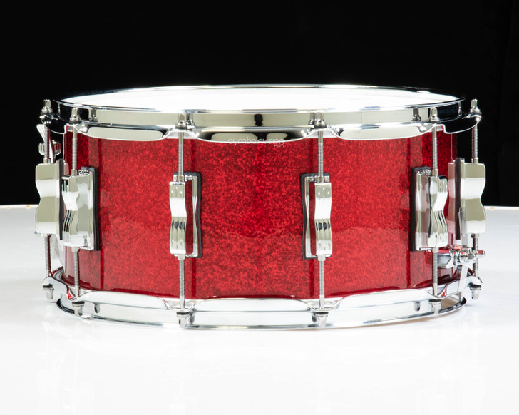Ludwig Classic Maple 6.5x14 Snare Drum - Red Sparkle