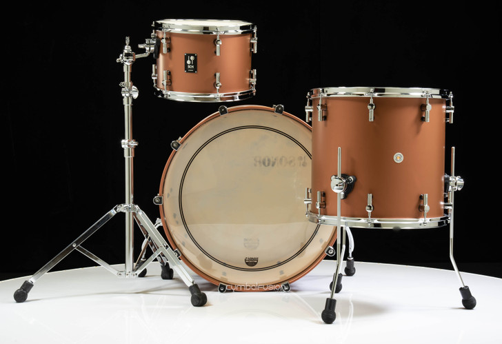 Sonor SQ1 24" 3-piece Shell Pack - Satin Copper Brown