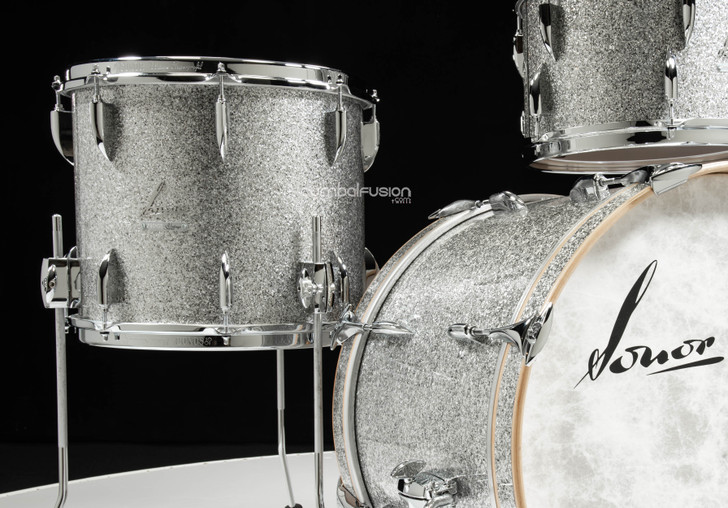 Sonor Vintage Series 3pc 12/14/20 (No Mount) - Vintage Silver Glitter