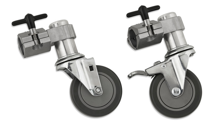 DW Rack Casters Single Brake (Pair)