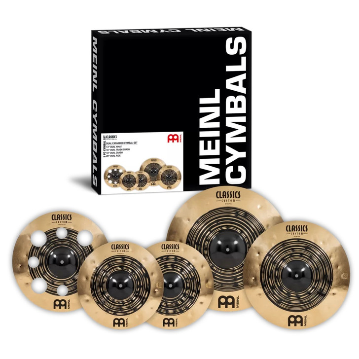 Meinl Classics Custom Dual Series Expanded Cymbal Pack (14/16/18/20)