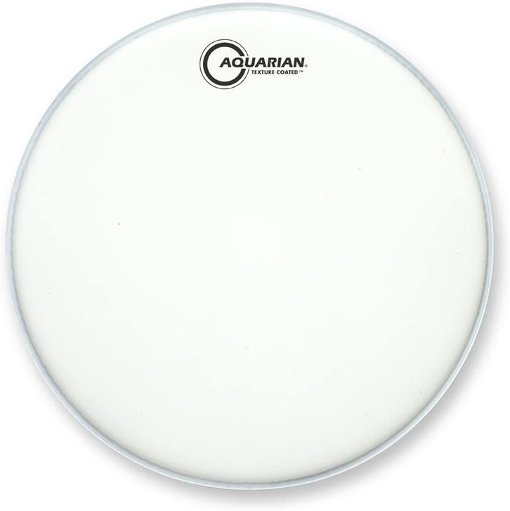 Aquarian TC White Texture Coated 10 mil Single Ply Drumhead 14"