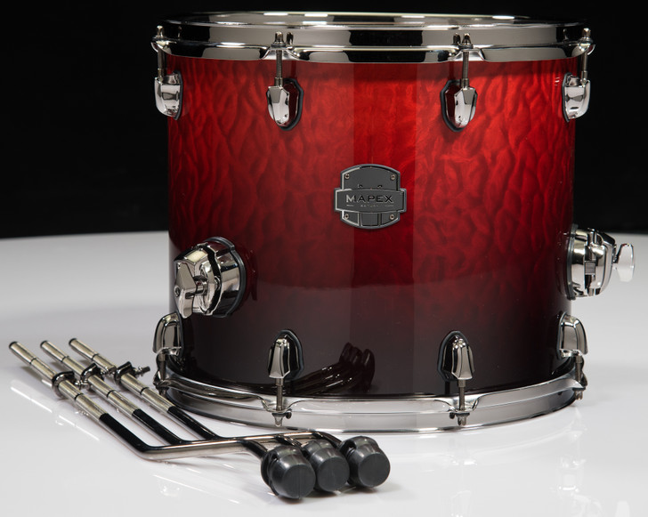 Mapex Saturn V Exotic Shell 5pc Studioease - Cherry Mist Maple Burl