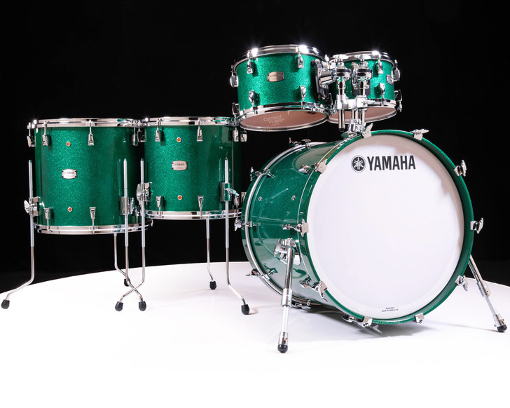 Yamaha Absolute Hybrid Maple 5pc 10/12/14/16/22 Jade Green