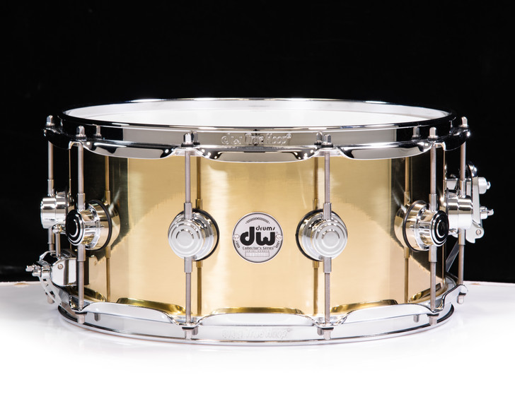 DW Collector's 6.5x14 Polished Brass Snare Drum