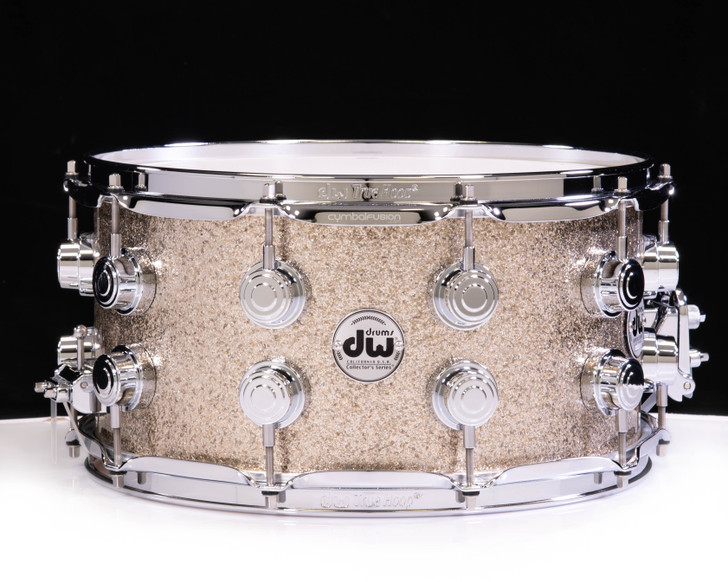 DW Collector's Pure Maple 7x14 Snare - Nickel Glass w/ Chrome