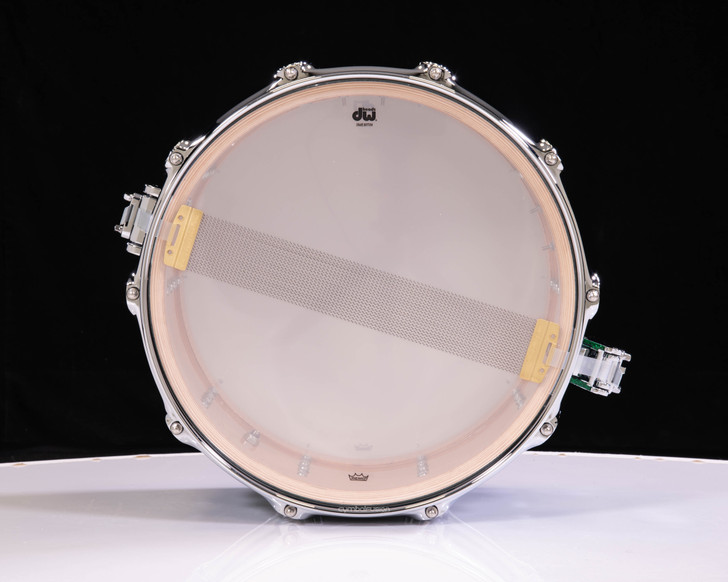 DW Collector's Series Pure Maple 10+6 Snare 7x14 - Green Glass