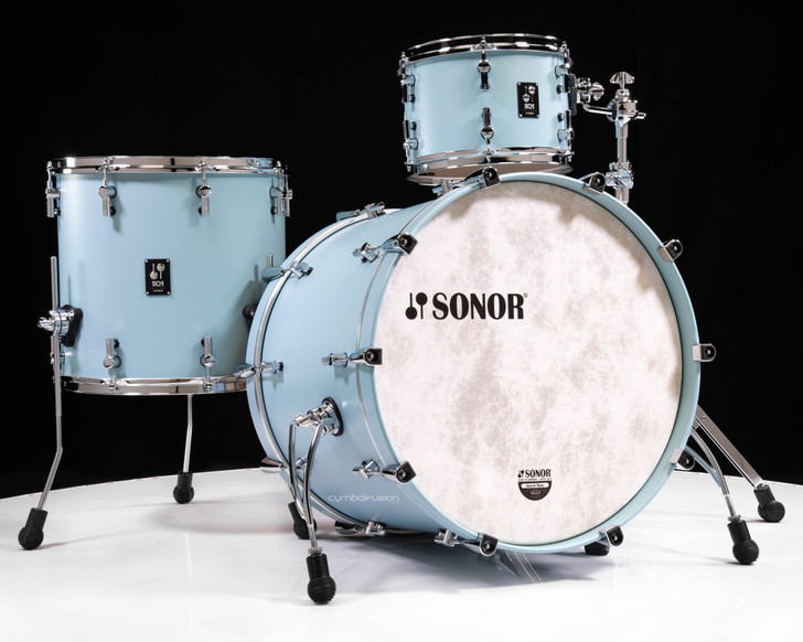 Sonor SQ1 22" 3pc Kit - Cruiser Blue **NEW 2022 Matching Hoops**