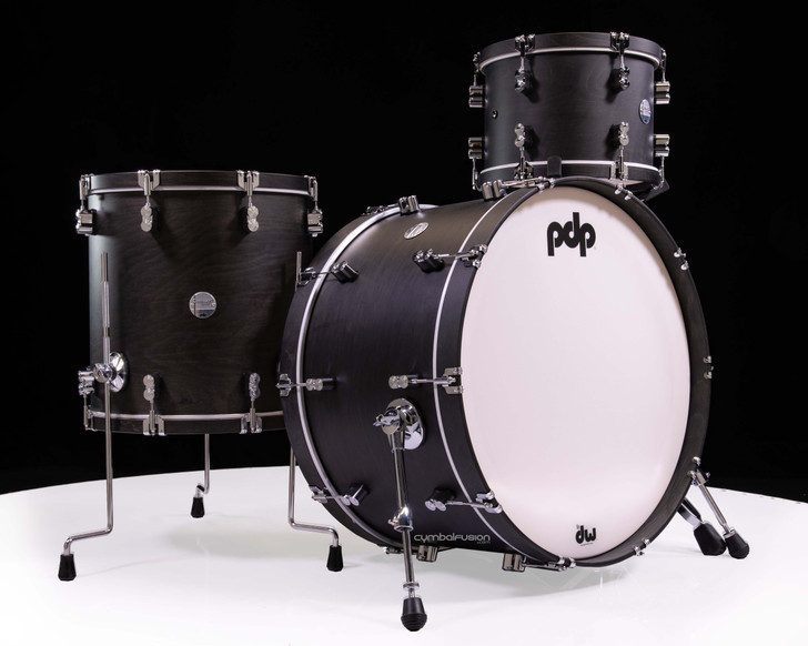 PDP Concept Classic 13/16/24 Ebony Stain w/Ebony Hoops (PDCC2413EE)