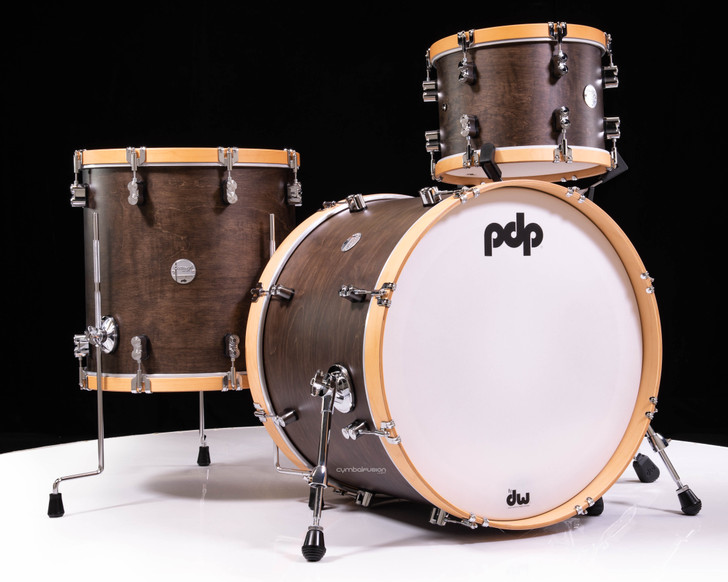 PDP Concept Classic 3pc 13/16/22 - Walnut w/Natural Hoops (PDCC2213WN)