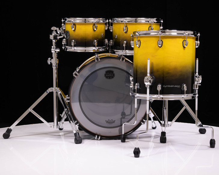 Mapex Saturn 4pc Fusion Shell Pack - Sulphur Fade