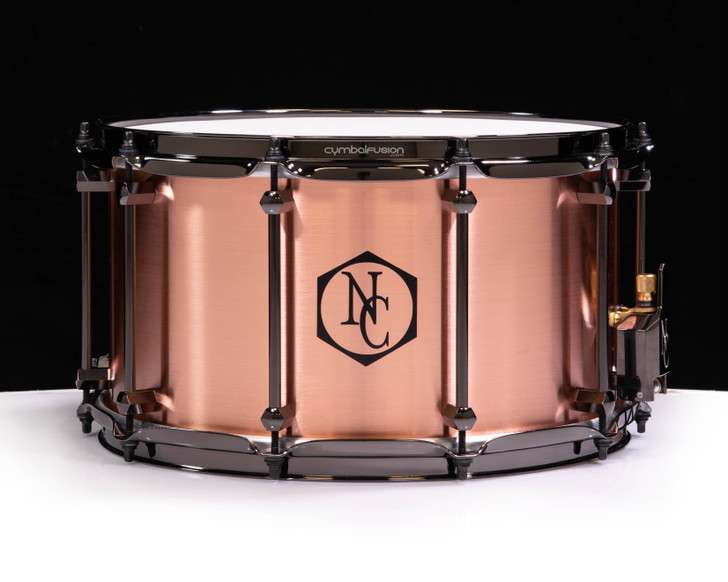 Noble Cooley 8 x 14 Copper Snare with Painted Logo