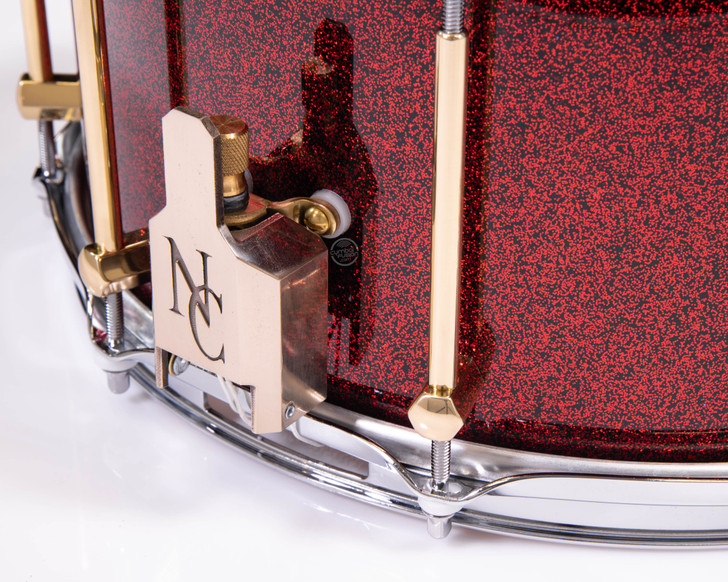 Noble Cooley SS Classic Cherry 7x14 Snare - Red Sparkle