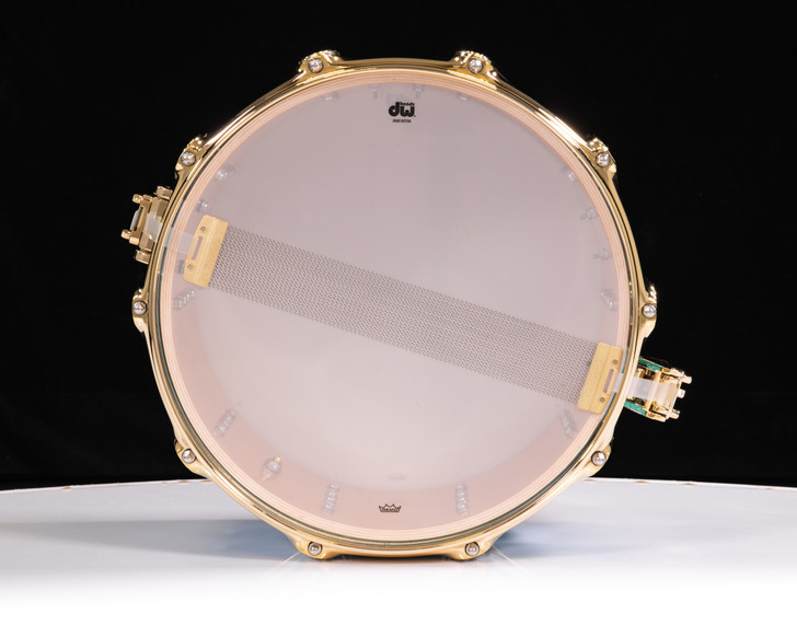 DW Collectors 7x14 SSC Maple Snare Drum - Silver Blue Sparkle Lacquer