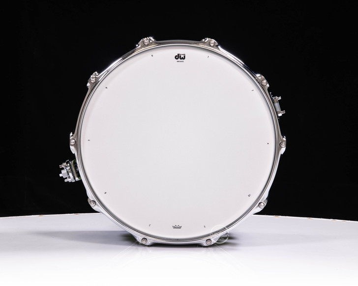 DW Collector's Pure Maple 7x14 Snare Drum - Lime Green Satin Oil
