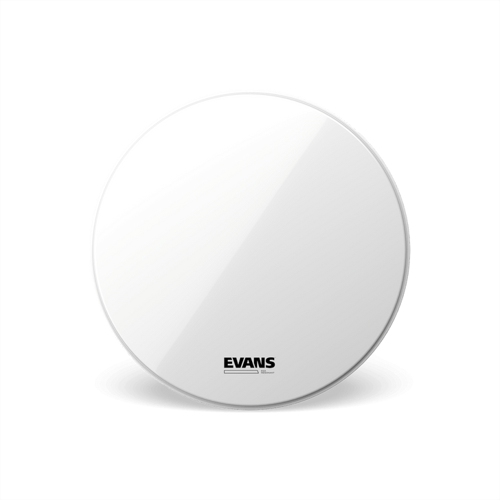 Evans EQ3 Smooth White Bass Drum Head No Port - 22''