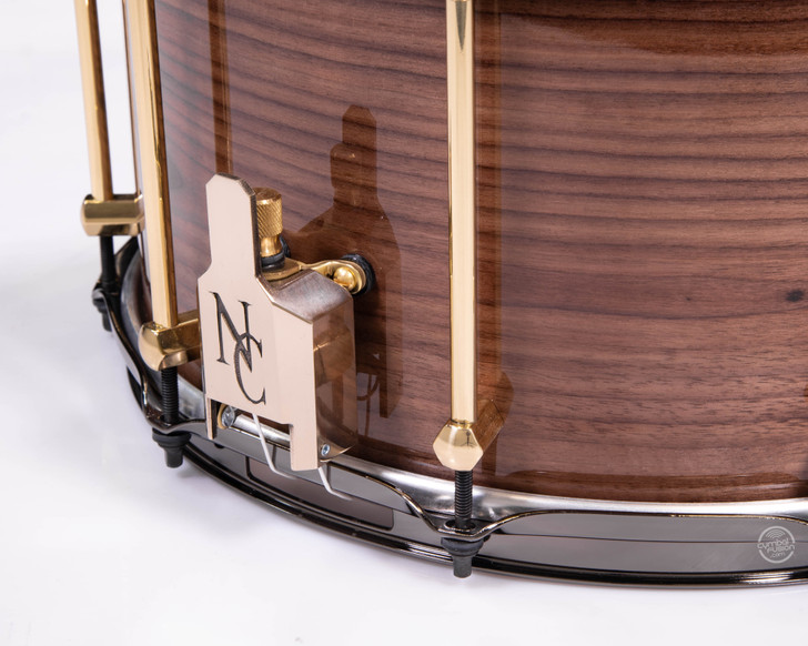 Noble & Cooley SS Walnut 8x14 Snare Drum - Natural Gloss