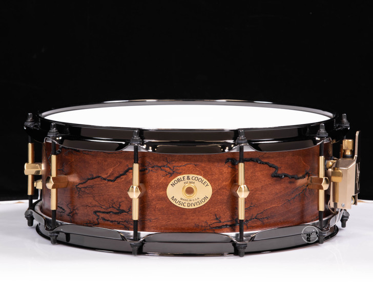 Noble & Cooley SS Maple 5x14 Snare - Matte Honey Maple w/Fractals