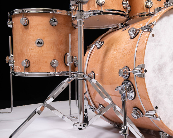 DW Collector's 4pc SSC Maple Kit - Exotic Curly Tear Drop Maple