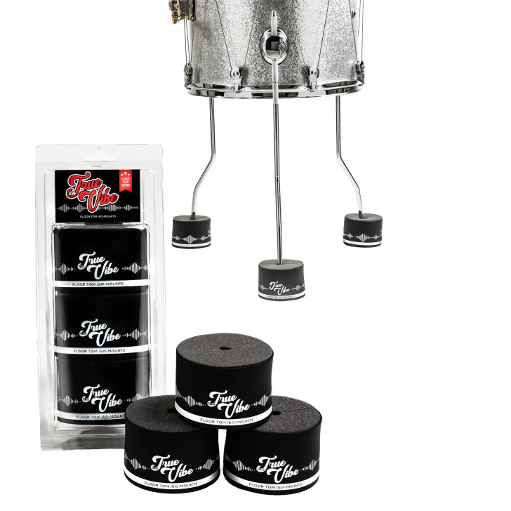 TnR TrueVibe Floor Tom Isolation Mount Black
