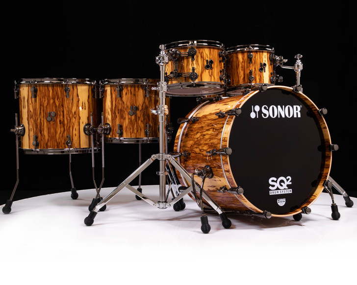 Sonor SQ2 6pc Beech Kit - African Marble w/Black Chrome HW (1028544-2)