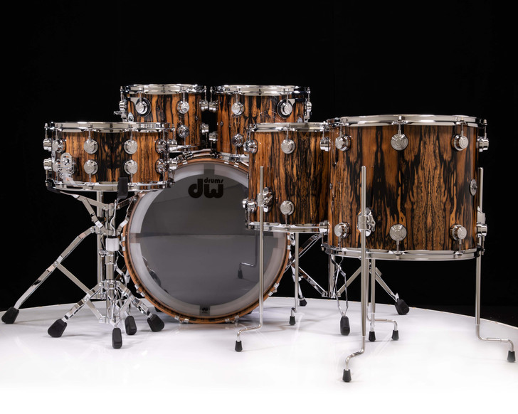 DW Collector's Exotic 6pc SSC Maple Shells - Royal Ebony High Gloss