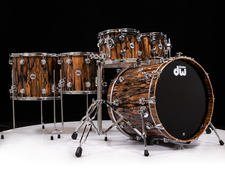 DW Collector's Exotic 6pc SSC Maple Shells - Royal Ebony High Gloss