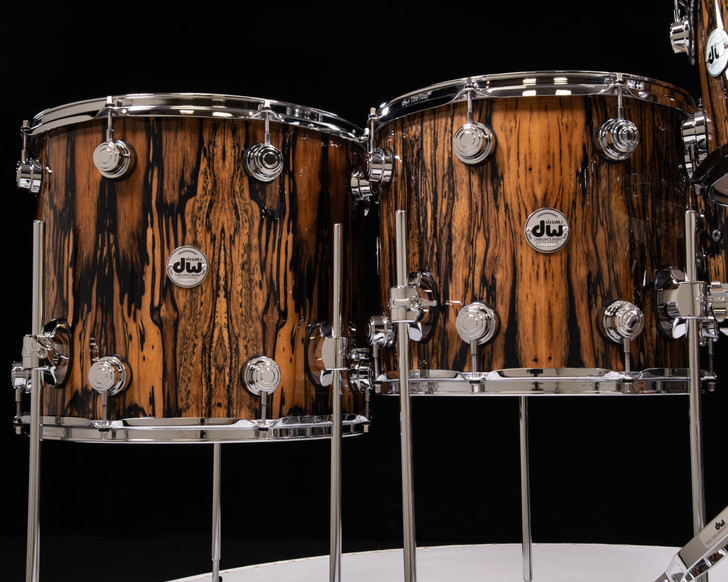 DW Collector's Exotic 6pc SSC Maple Shells - Royal Ebony High Gloss
