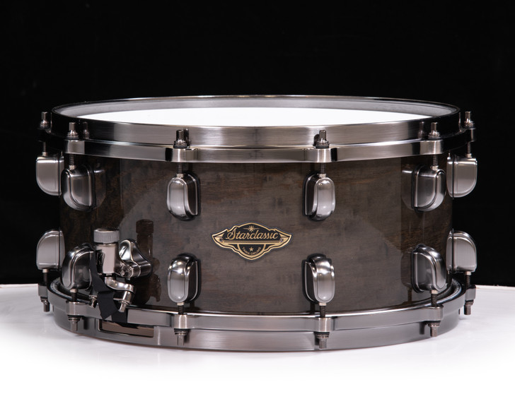 Tama Starclassic Walnut/Birch 14x6.5 Snare - Gloss Charcoal Tamo Ash (WBSS65UTGCT)