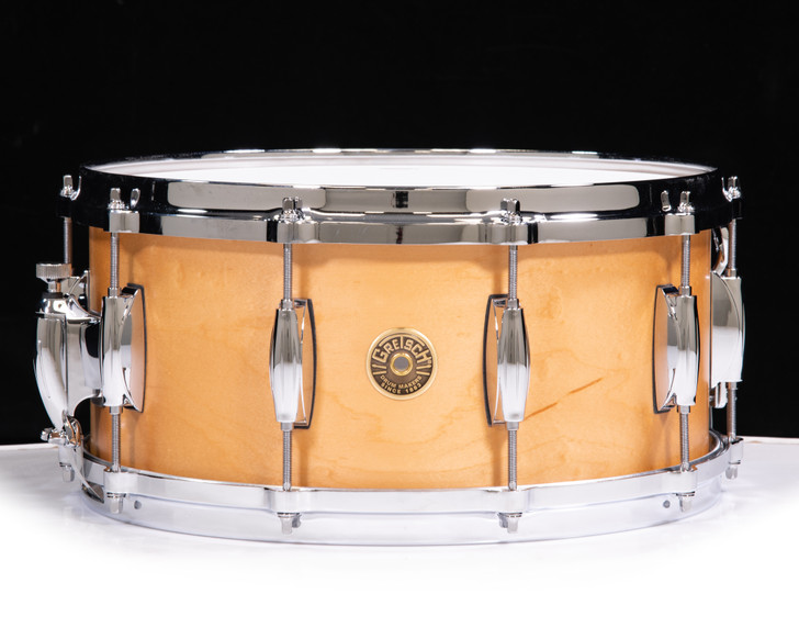 Gretsch USA Custom Ridgeland 14x6.5 Snare - Satin Natural Lacquer