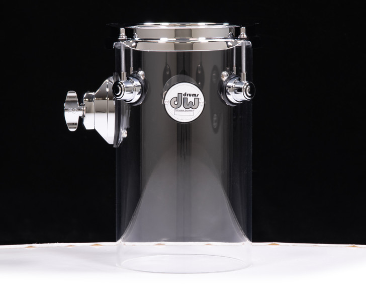 DW Design Rata Tom 6x10 w/TB12 - Clear Acrylic DDAC1006RTCL