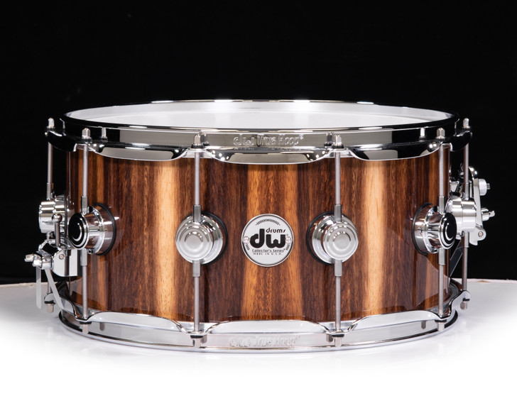 DW Collector's 6.5x14 Maple Snare - High Gloss over Monkey Pod #2 (1268859-2)