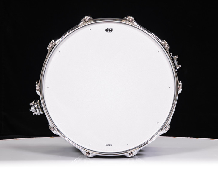 DW Collector's 7x14 Birch Snare - Neon Green over Kurillian Birch