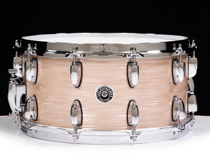Gretsch Brooklyn 7x14 Snare Drum Double Row Lugs - Creme Oyster