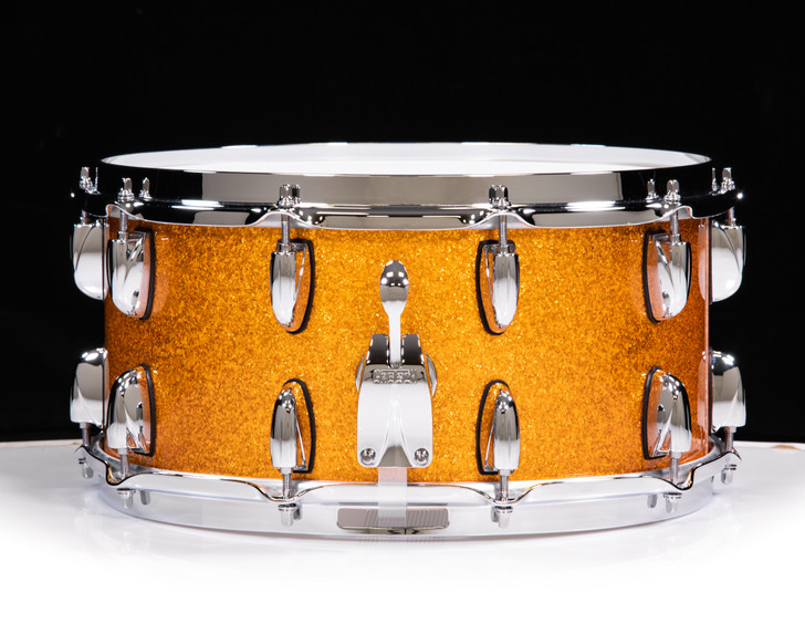 Gretsch Brooklyn 7x14 Snare Drum Double Row Lugs - Gold Sparkle