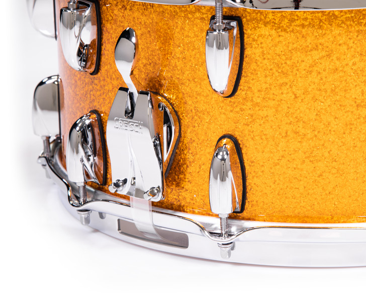 Gretsch Brooklyn 7x14 Snare Drum Double Row Lugs - Gold Sparkle