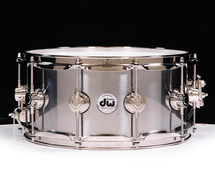 DW Collector's Stainless Steel 6.5x14 Snare Drum w/Nickel HW