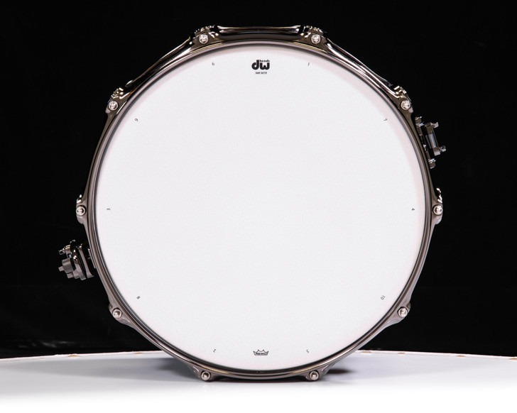 DW Collector's Series Royal Ebony 6.5x14 Snare Drum Natural High Gloss