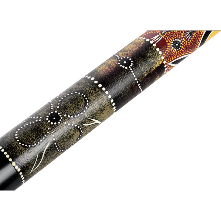 Meinl Hand-Painted Didgeridoo, 51" Synthetic, Black