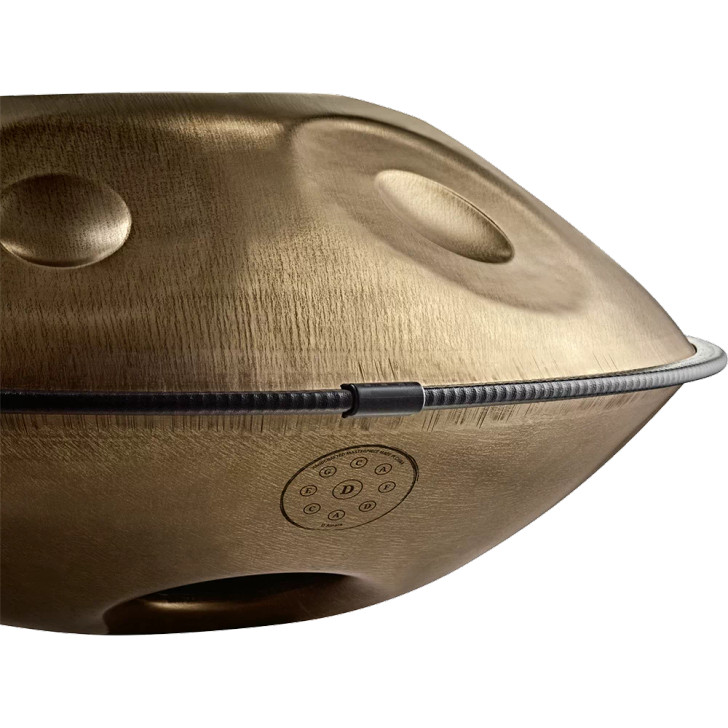 Meinl Sonic Energy D Amara Sensory 9 Note Handpan - Vintage Gold (HPSTL91)