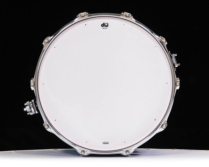 DW Collector's 7x14 SSC Maple Snare - Blue Glass with Chrome