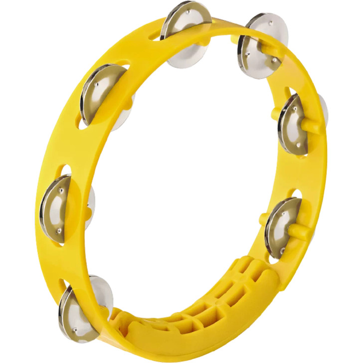 Nino 8" 1 Row Tambourine - Yellow (NINO49Y)