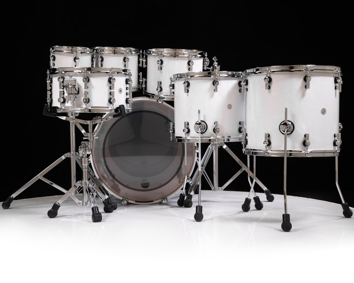 Sonor SQ2 7pc Vintage Birch Kit - White Sparkle 8/10/12/14/16/22/14SD