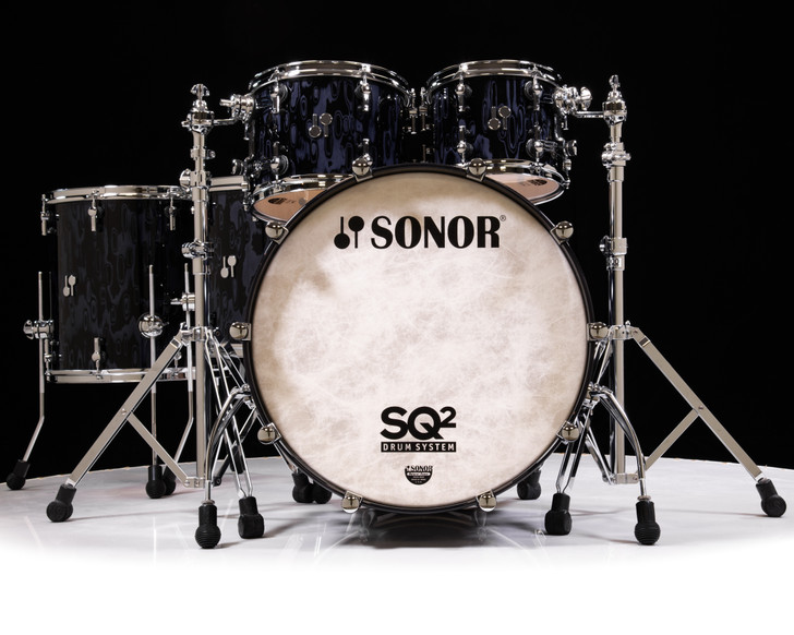 Sonor SQ2 5pc Medium Maple Kit - Gray Tribal 10/12/14/16/22