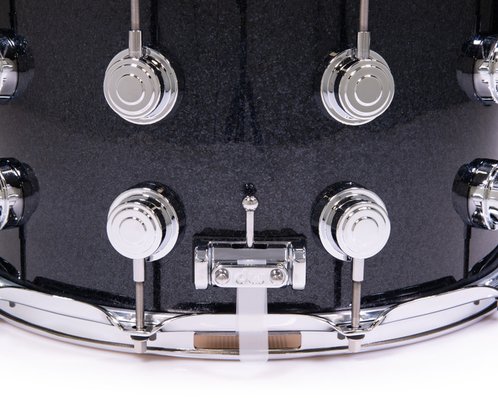 DW Collector's SSC Maple 8x14 Snare - Gun Metal Glass w/Chrome HW