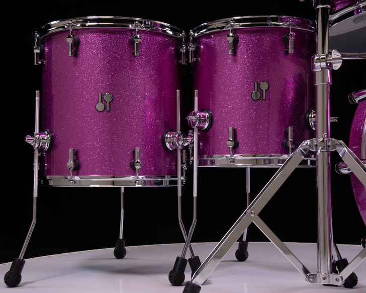 Sonor SQ2 5pc Medium Maple Shell Pack - Bright Violet Sparkle
